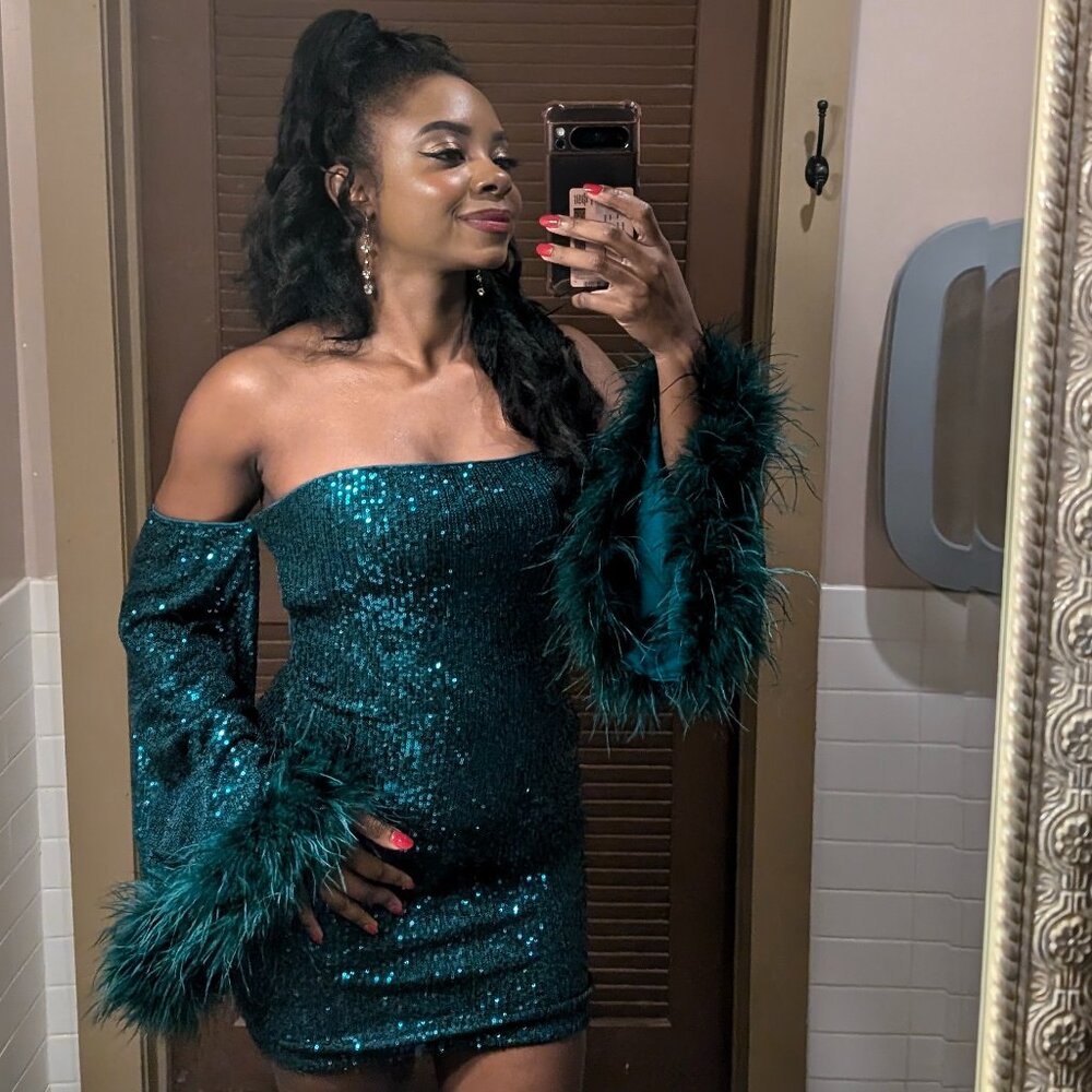 Sequin Mini Dress